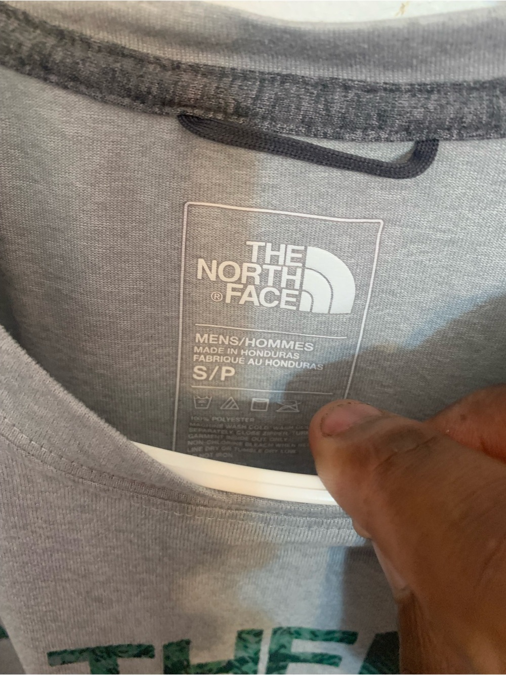 The North Face Heather Grey Men’s Logo Tee
